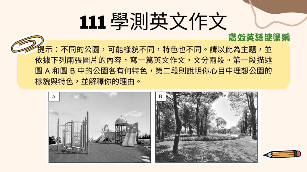 111學測英文作文題目